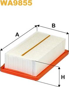 WIX Filters WA9855 - Filtro aria www.autoricambit.com