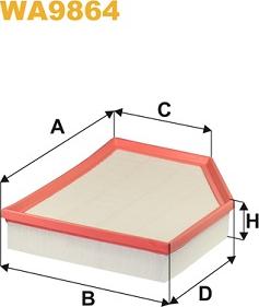 WIX Filters WA9864 - Filtro aria www.autoricambit.com