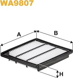 WIX Filters WA9807 - Filtro aria www.autoricambit.com