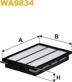 WIX Filters WA9834 - Filtro aria www.autoricambit.com