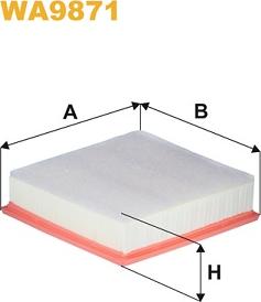 WIX Filters WA9871 - Filtro aria www.autoricambit.com