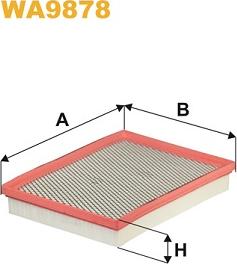 WIX Filters WA9878 - Filtro aria www.autoricambit.com