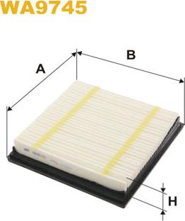 WIX Filters WA9745 - Filtro aria www.autoricambit.com