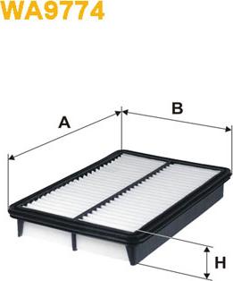 WIX Filters WA9774 - Filtro aria www.autoricambit.com