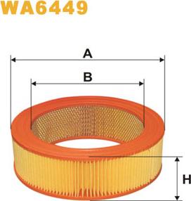 WIX Filters WA6449 - Filtro aria www.autoricambit.com