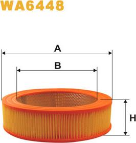 WIX Filters WA6448 - Filtro aria www.autoricambit.com