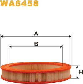 WIX Filters WA6458 - Filtro aria www.autoricambit.com