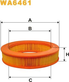 WIX Filters WA6461 - Filtro aria www.autoricambit.com