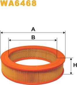 WIX Filters WA6468 - Filtro aria www.autoricambit.com