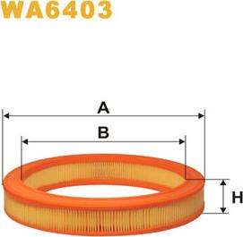 WIX Filters WA6403 - Filtro aria www.autoricambit.com