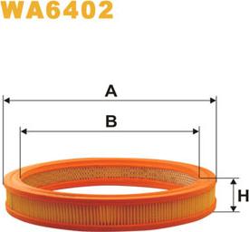 WIX Filters WA6402 - Filtro aria www.autoricambit.com