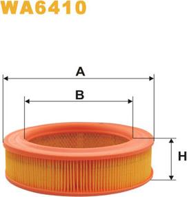 WIX Filters WA6410 - Filtro aria www.autoricambit.com