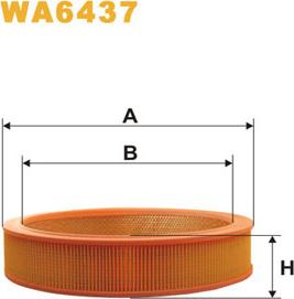 WIX Filters WA6437 - Filtro aria www.autoricambit.com