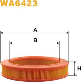 WIX Filters WA6423 - Filtro aria www.autoricambit.com