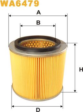 WIX Filters WA6479 - Filtro aria www.autoricambit.com