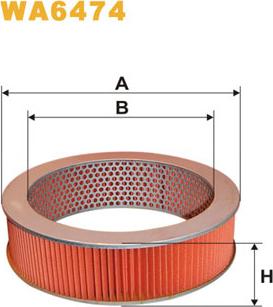 WIX Filters WA6474 - Filtro aria www.autoricambit.com