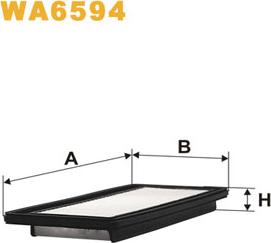 WIX Filters WA6594 - Filtro aria www.autoricambit.com