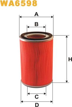 WIX Filters WA6598 - Filtro aria www.autoricambit.com