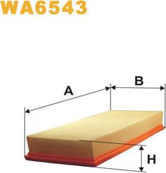 WIX Filters WA6543 - Filtro aria www.autoricambit.com