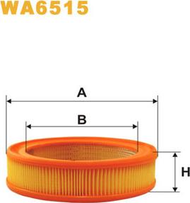 WIX Filters WA6515 - Filtro aria www.autoricambit.com