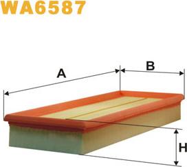 WIX Filters WA6587 - Filtro aria www.autoricambit.com