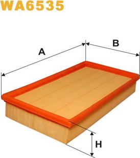 WIX Filters WA6535 - Filtro aria www.autoricambit.com