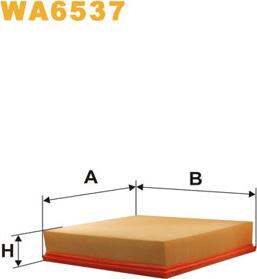 WIX Filters WA6537 - Filtro aria www.autoricambit.com