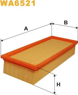 WIX Filters WA6521 - Filtro aria www.autoricambit.com