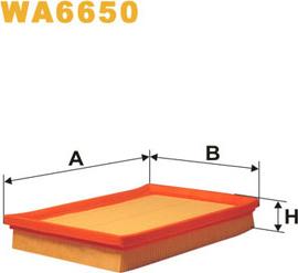 WIX Filters WA6650 - Filtro aria www.autoricambit.com