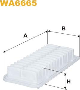 WIX Filters WA6665 - Filtro aria www.autoricambit.com