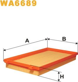 WIX Filters WA6689 - Filtro aria www.autoricambit.com