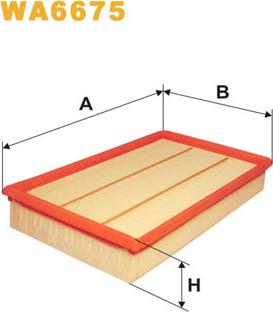 WIX Filters WA6675 - Filtro aria www.autoricambit.com