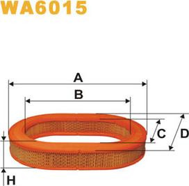 WIX Filters WA6015 - Filtro aria www.autoricambit.com