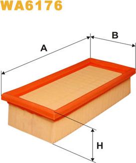 WIX Filters WA6176 - Filtro aria www.autoricambit.com
