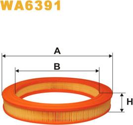 WIX Filters WA6391 - Filtro aria www.autoricambit.com