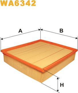 WIX Filters WA6342 - Filtro aria www.autoricambit.com