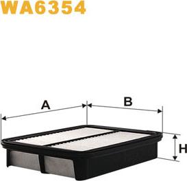 WIX Filters WA6354 - Filtro aria www.autoricambit.com