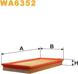 WIX Filters WA6352 - Filtro aria www.autoricambit.com