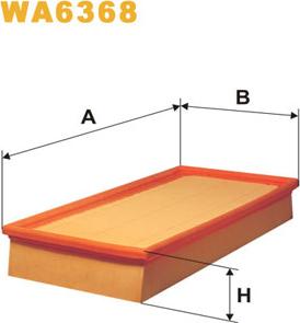 WIX Filters WA6368 - Filtro aria www.autoricambit.com