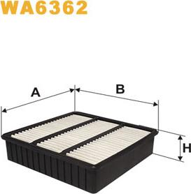 WIX Filters WA6362 - Filtro aria www.autoricambit.com