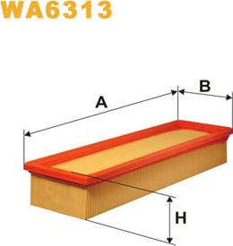 WIX Filters WA6313 - Filtro aria www.autoricambit.com