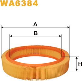 WIX Filters WA6384 - Filtro aria www.autoricambit.com