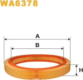 WIX Filters WA6378 - Filtro aria www.autoricambit.com