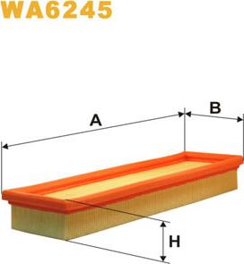 WIX Filters WA6245 - Filtro aria www.autoricambit.com