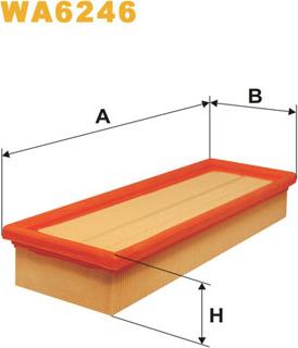 WIX Filters WA6246 - Filtro aria www.autoricambit.com