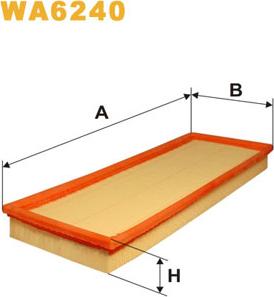 WIX Filters WA6240 - Filtro aria www.autoricambit.com