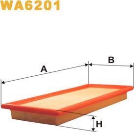 WIX Filters WA6201 - Filtro aria www.autoricambit.com