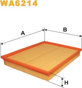 WIX Filters WA6214 - Filtro aria www.autoricambit.com