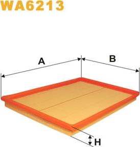 WIX Filters WA6213 - Filtro aria www.autoricambit.com