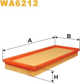 WIX Filters WA6212 - Filtro aria www.autoricambit.com